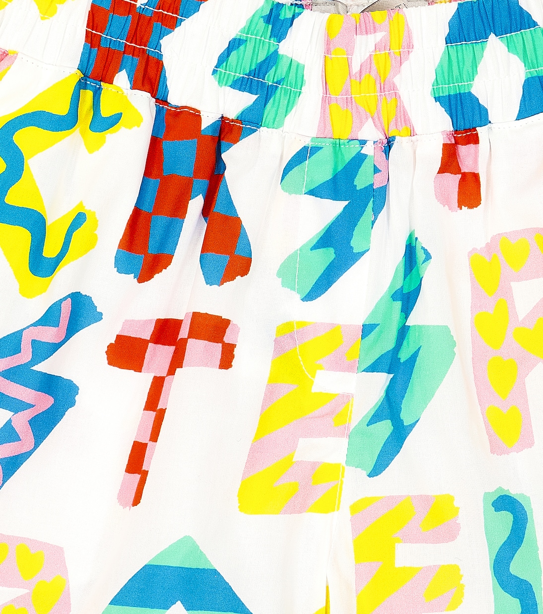 Shorts Stella Rocks in cotone con stampa | Stella McCartney Kids