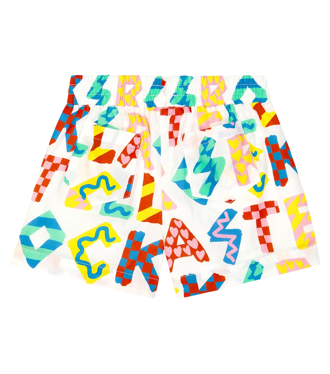 Shorts Stella Rocks in cotone con stampa | Stella McCartney Kids