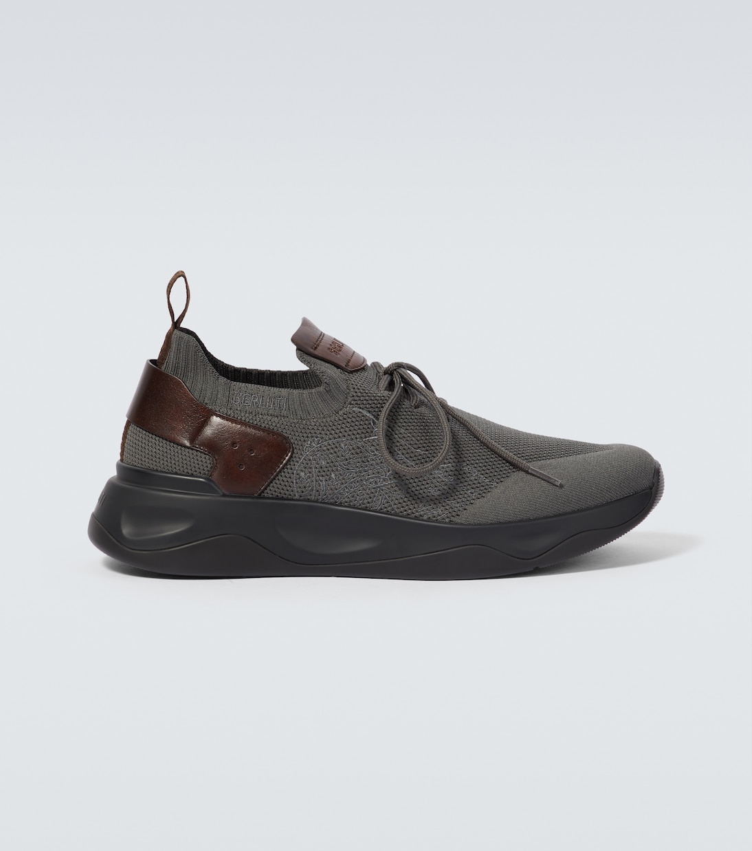 Sneakers Shadow mit Leder | Berluti