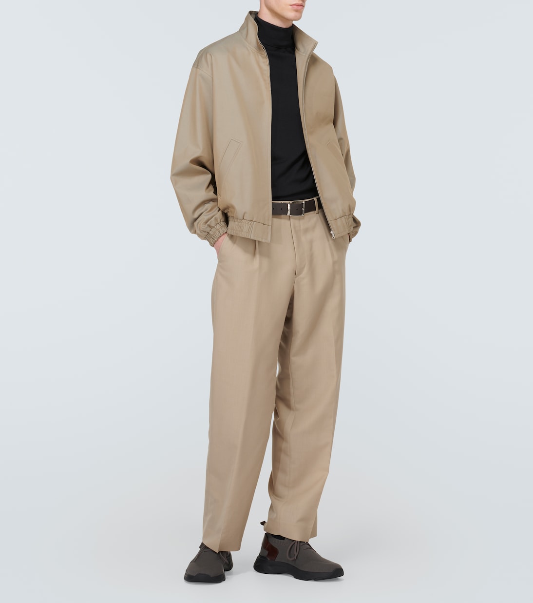 Sneakers Shadow mit Leder | Berluti