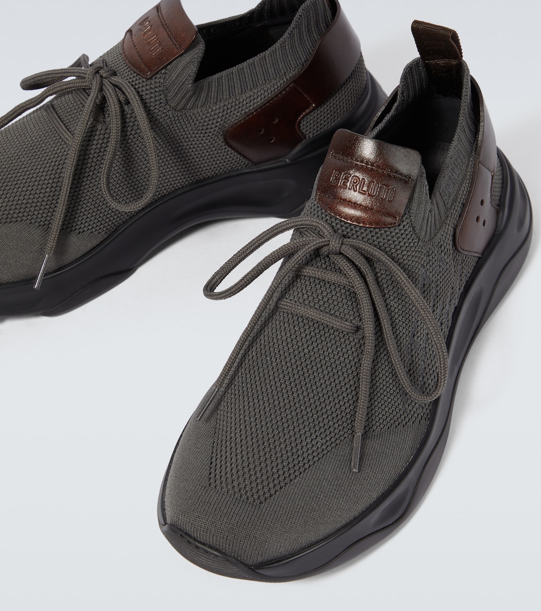 Sneakers Shadow mit Leder | Berluti