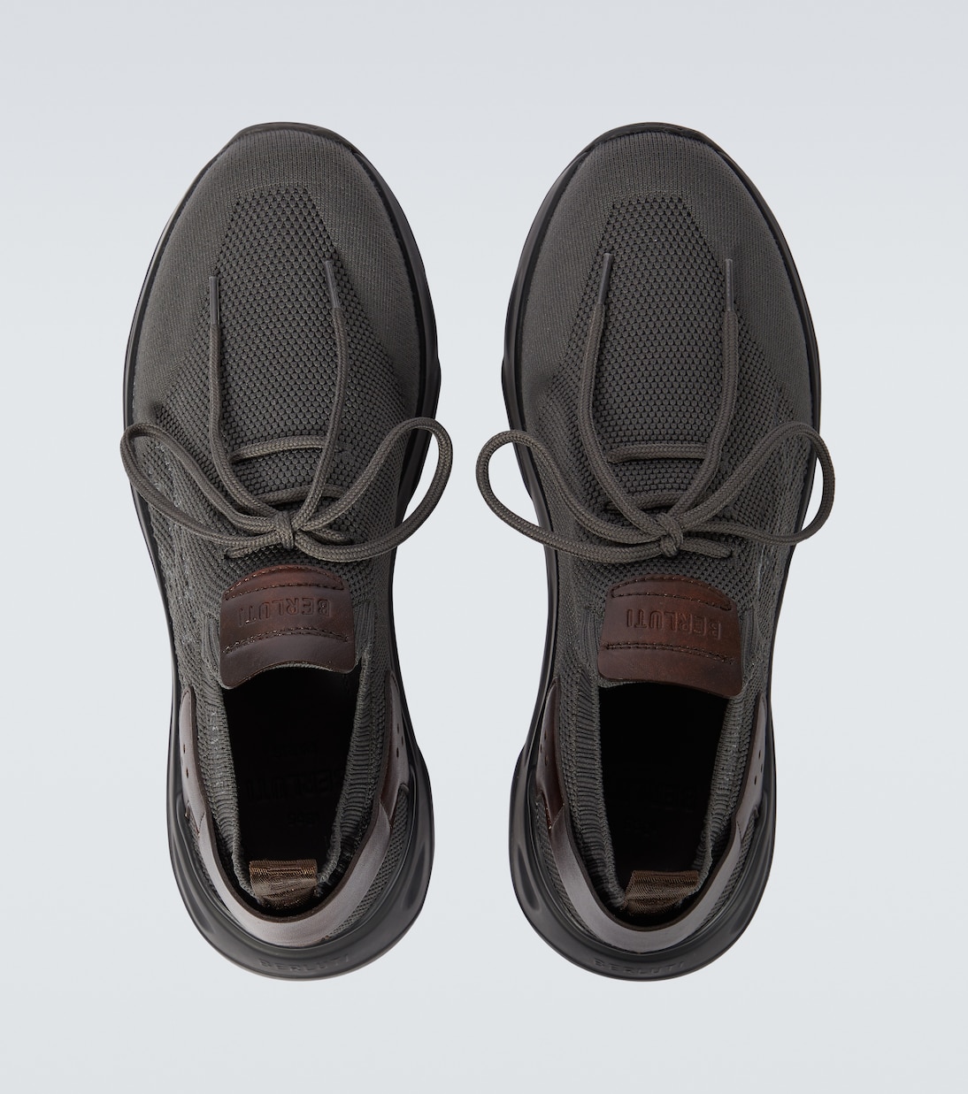 Sneakers Shadow mit Leder | Berluti