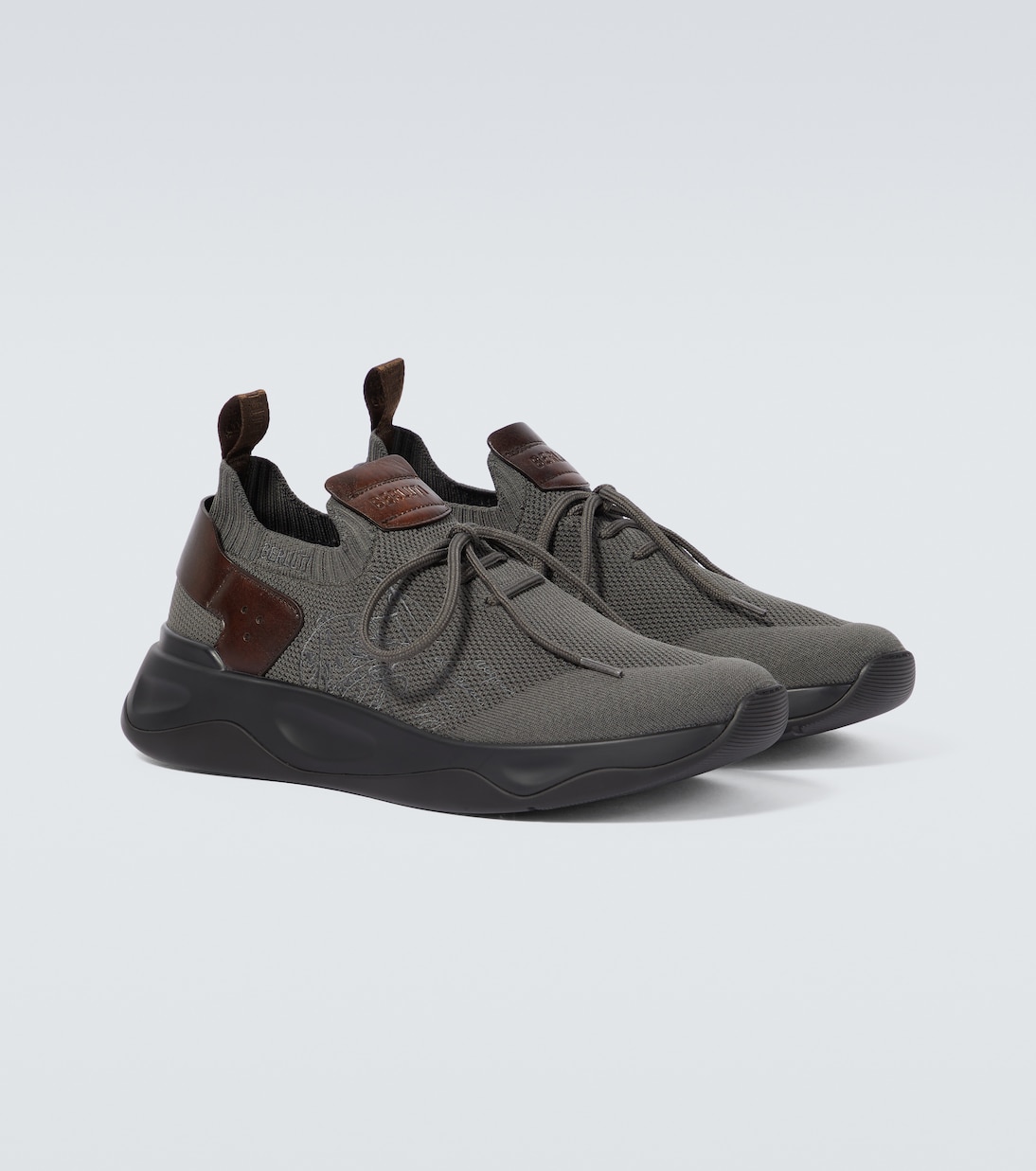 Sneakers Shadow mit Leder | Berluti