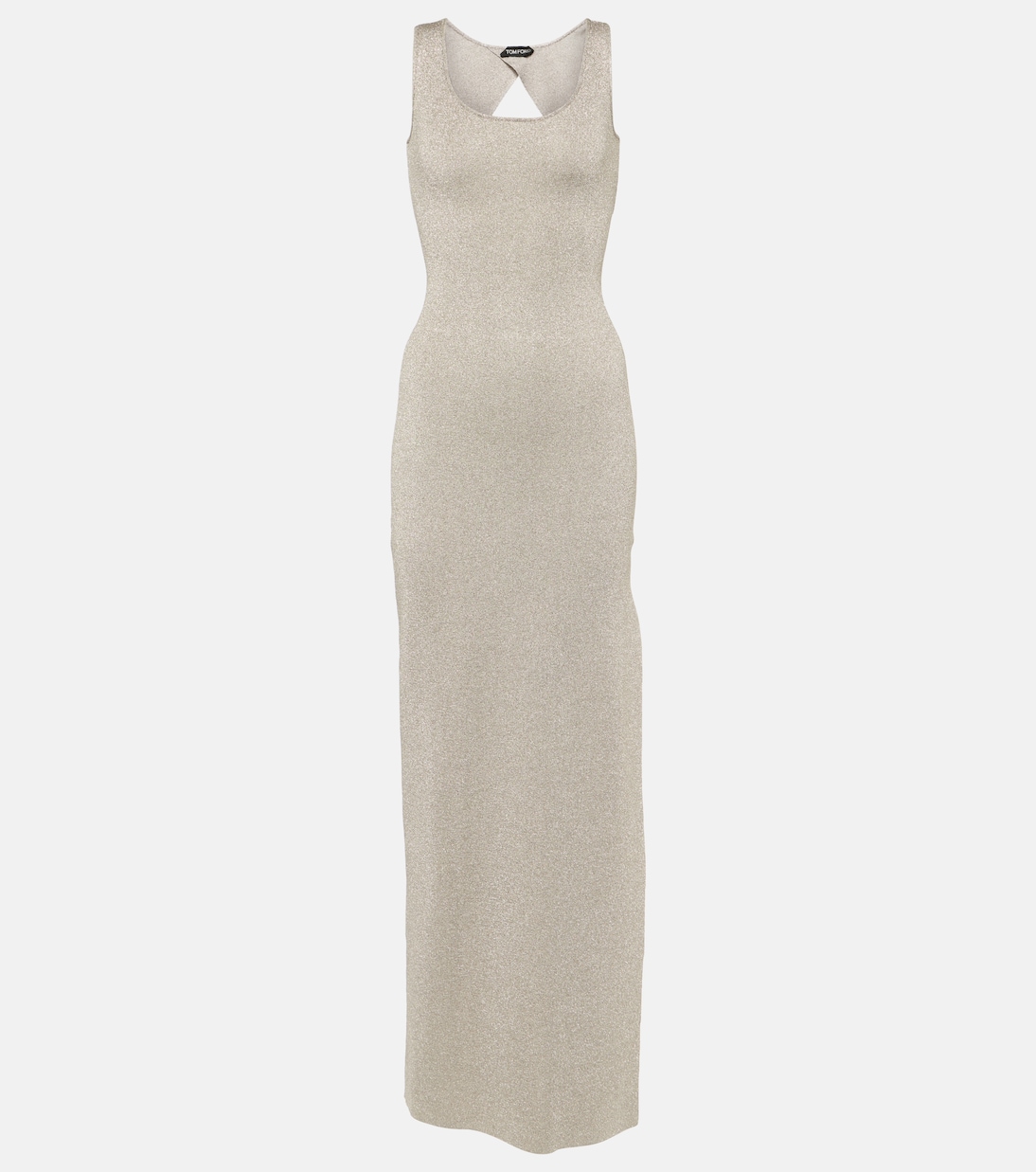 Metallic knit maxi dress | Tom Ford