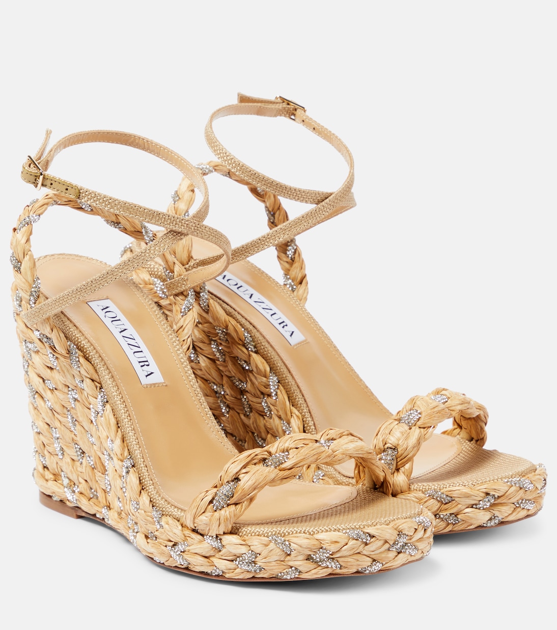 Sandales compensées Costiera 120 à ornements | Aquazzura