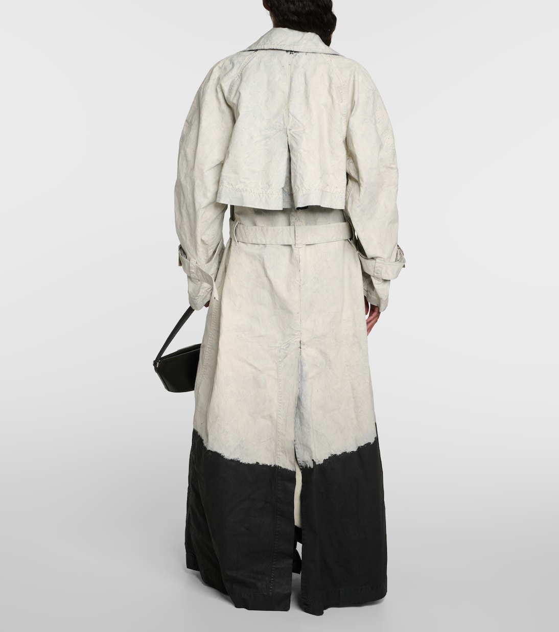 Gabardina de denim revestido | The Attico