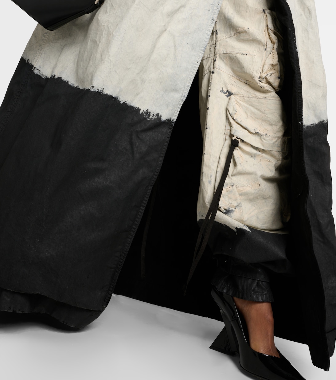 Gabardina de denim revestido | The Attico