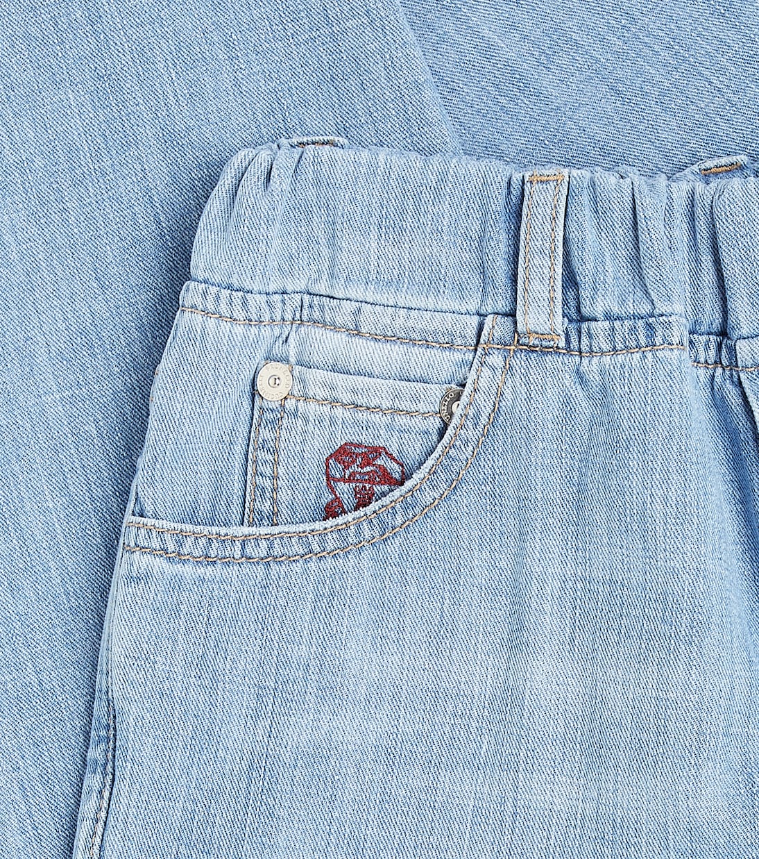 Jeans bordados | Brunello Cucinelli Kids