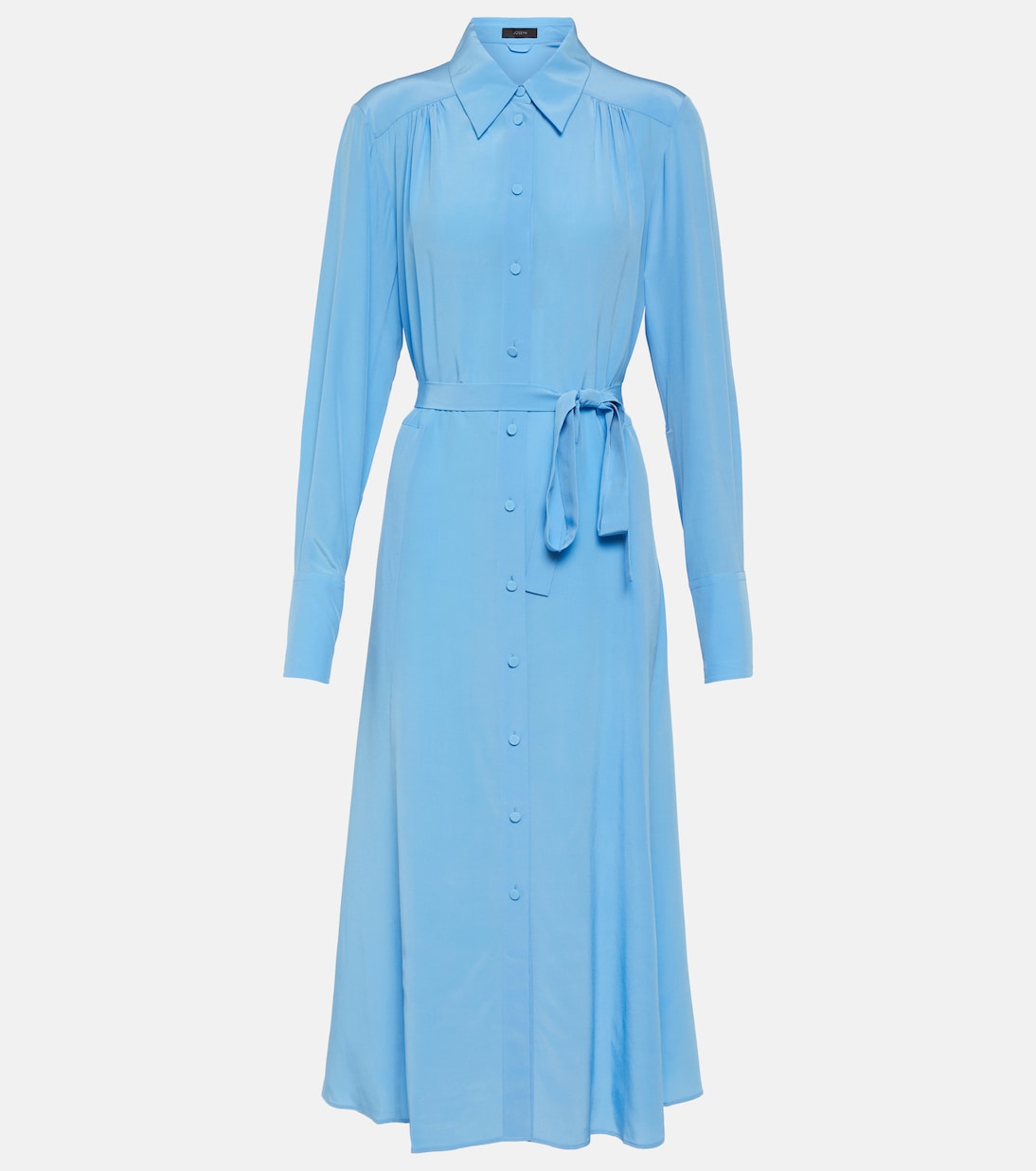 Vestido camisero Diane de crepé de seda | Joseph
