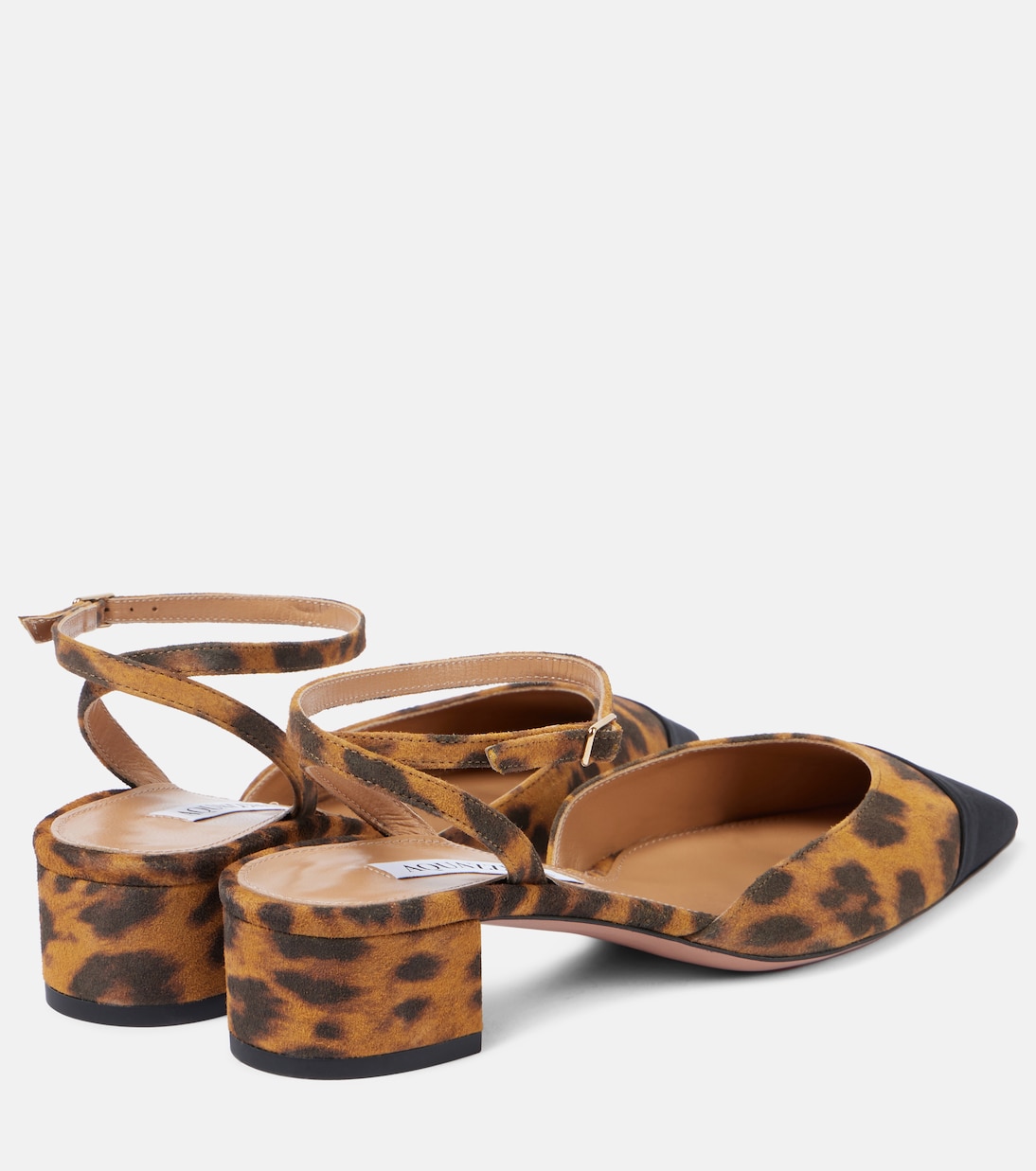 Escarpins French Flirt 35 en daim à motif léopard | Aquazzura