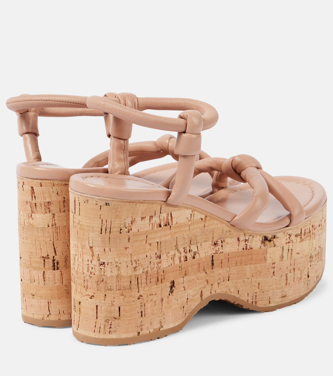 Sandalias de piel con cuña | Gianvito Rossi