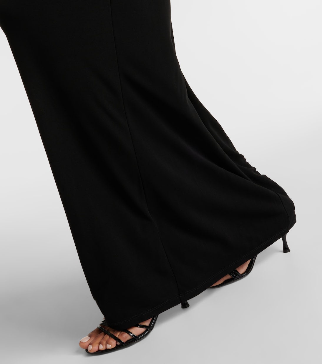 Abito lungo in jersey con cut-out | Christopher Esber