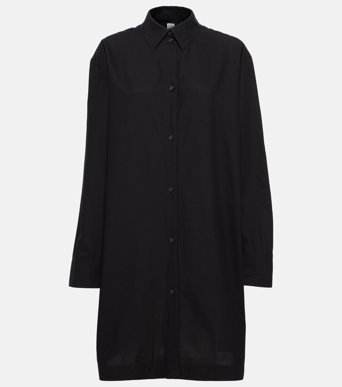 Robe chemise oversize en coton | Toteme