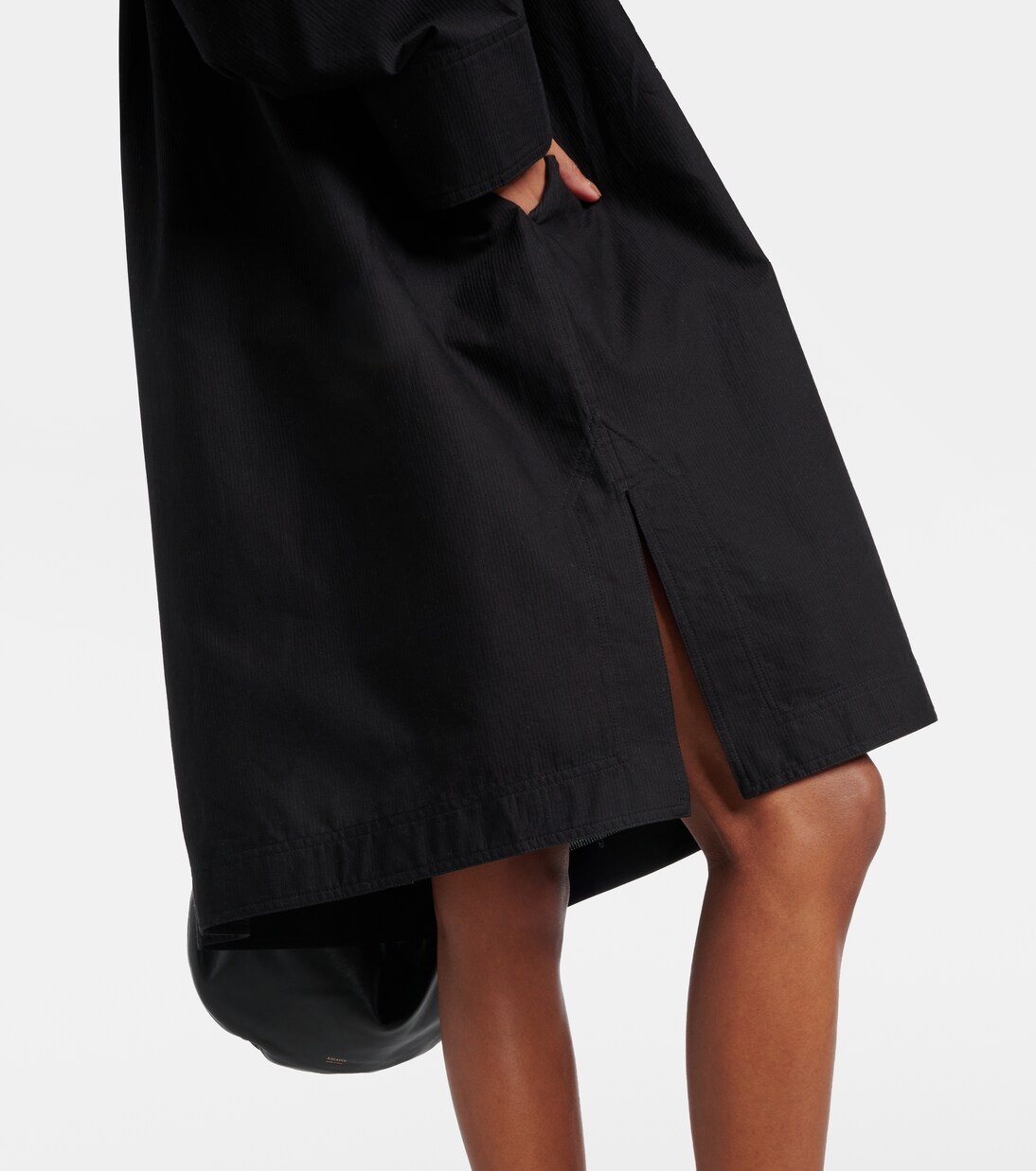 Robe chemise oversize en coton | Toteme