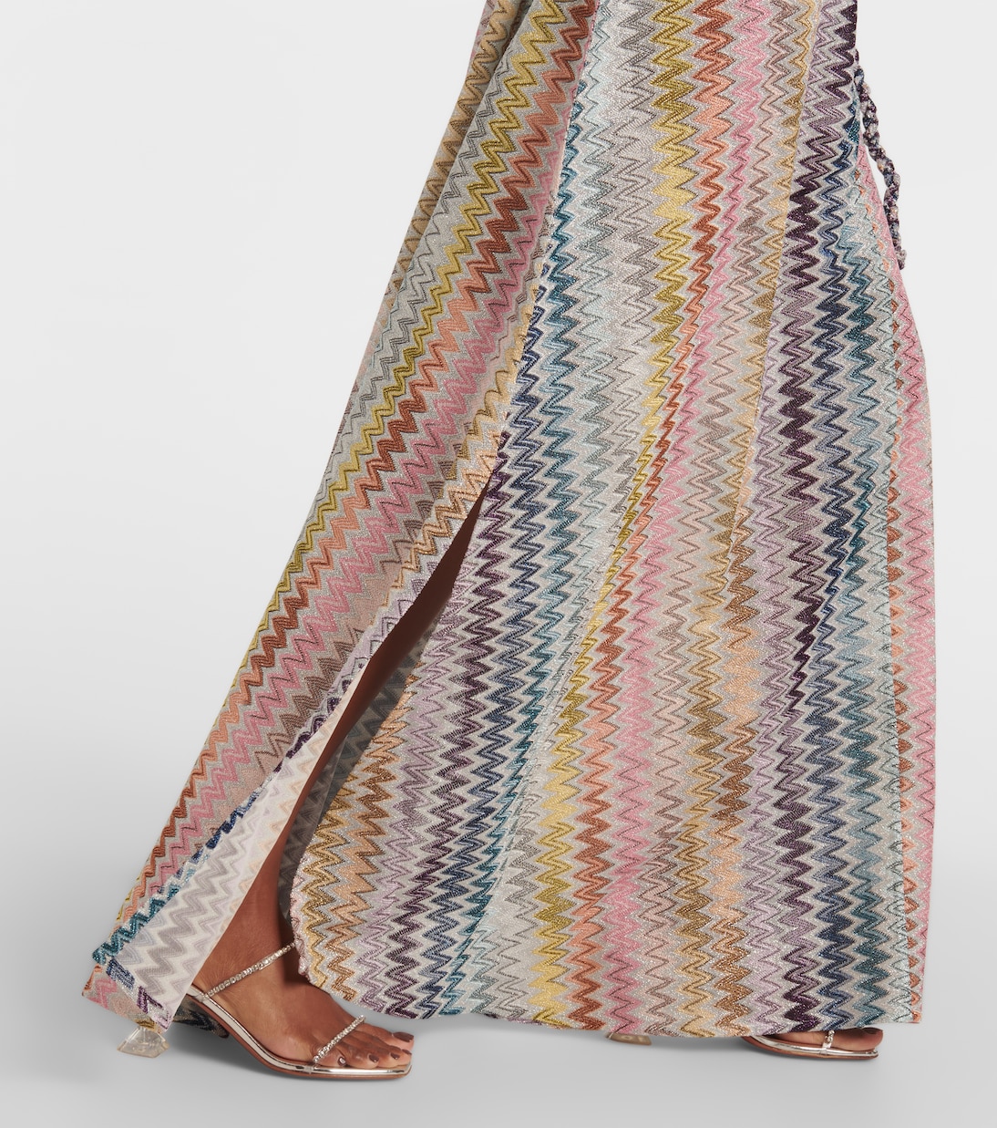 Maxikleid aus Häkelstrick | Missoni