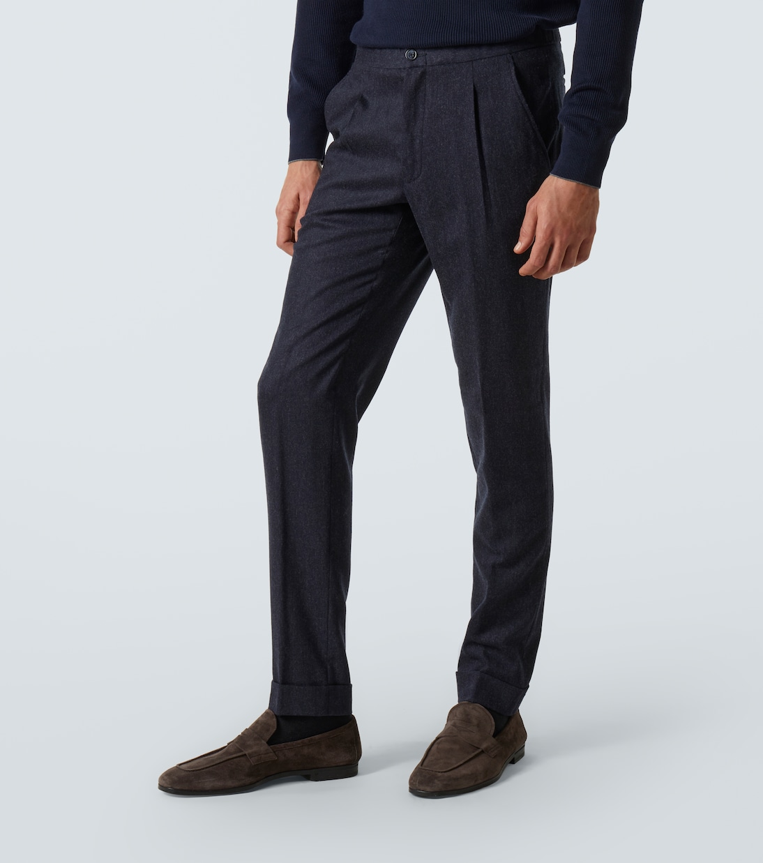 Pantaloni regular in lana | Thom Sweeney