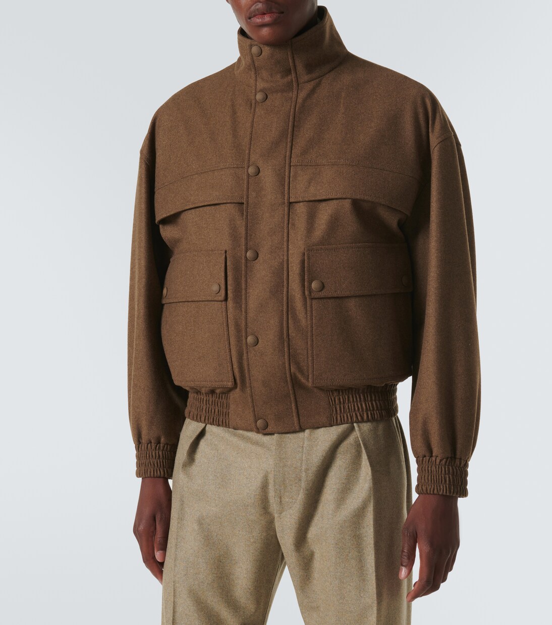 Tristar wool and cashmere bomber jacket | Loro Piana