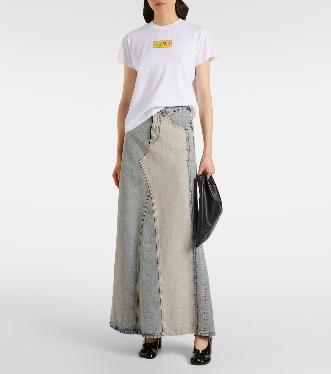 Jupe longue en jean | MM6 Maison Margiela