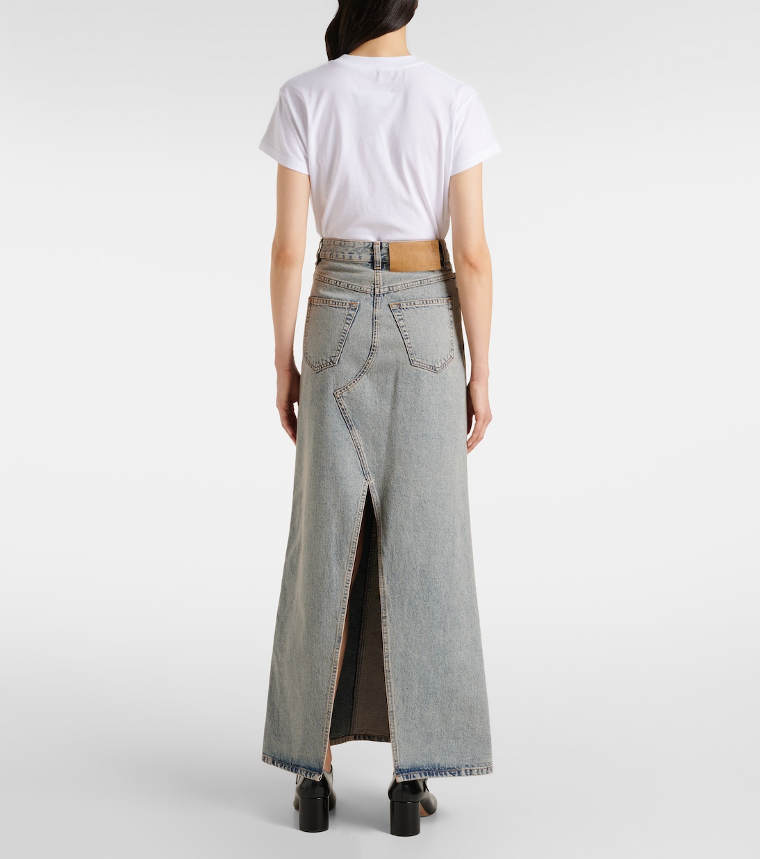 Jupe longue en jean | MM6 Maison Margiela