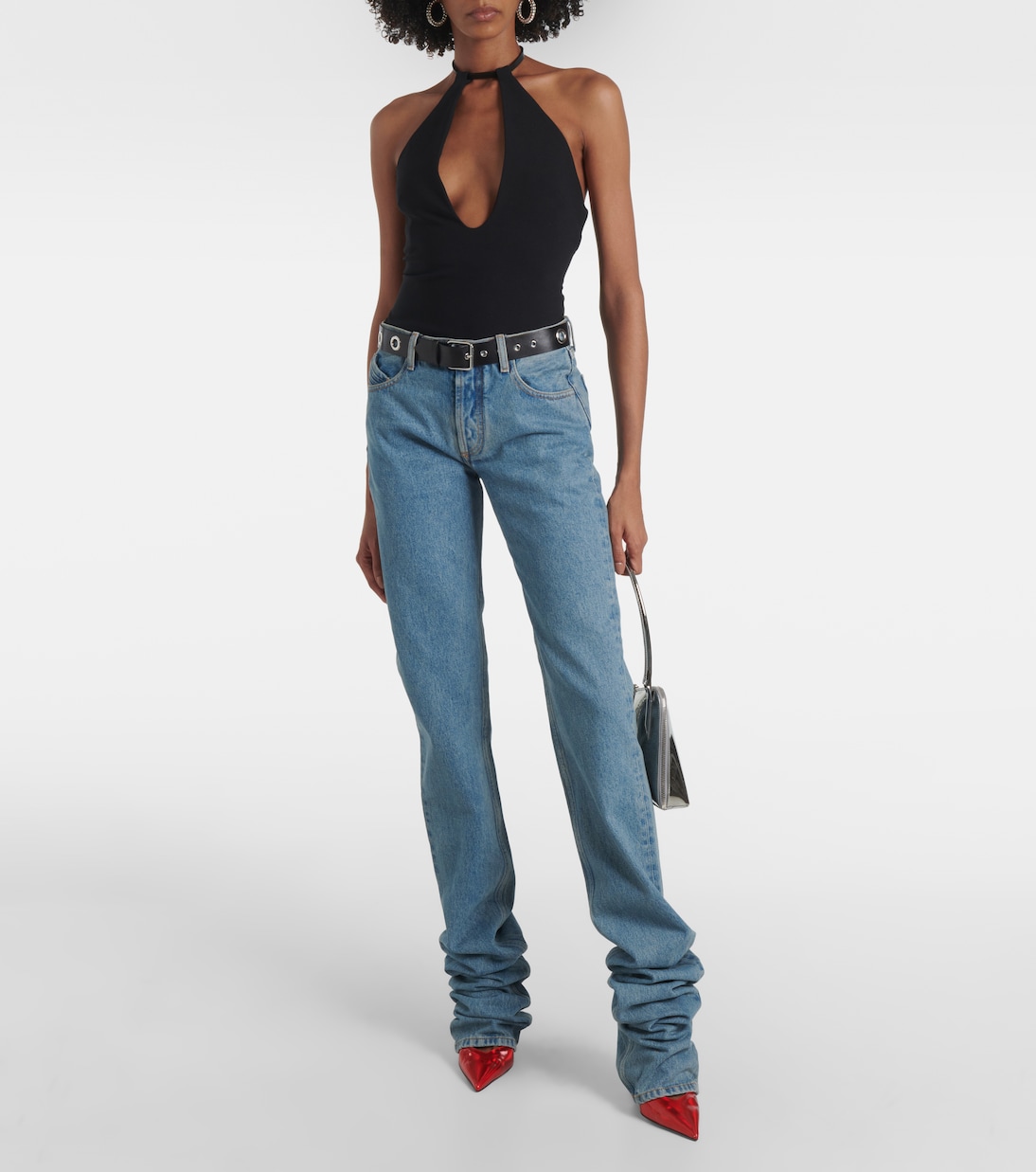 Ruched straight jeans | The Attico