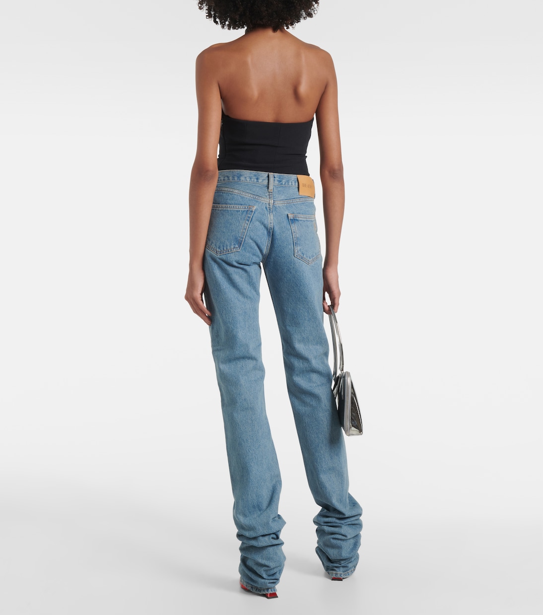 Ruched straight jeans | The Attico