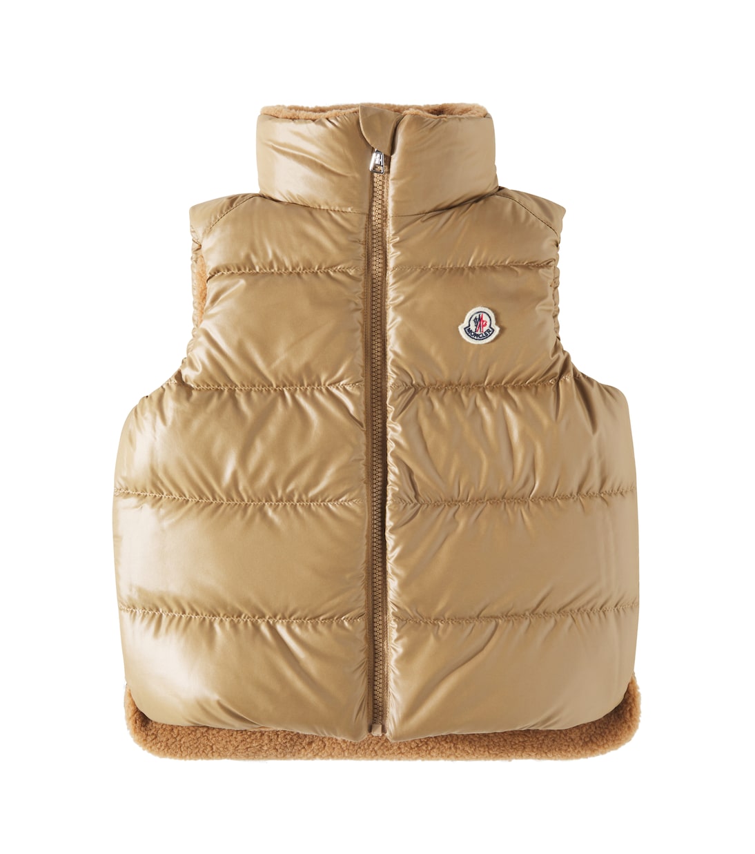 Colbricon reversible teddy down vest | Moncler Enfant