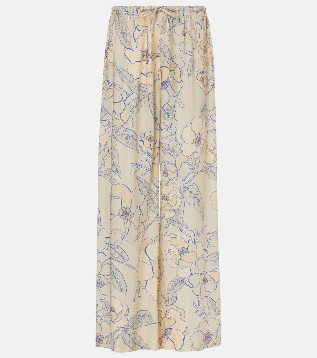 Pantalon ample à fleurs | Dries Van Noten