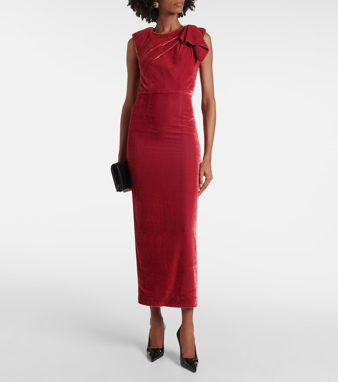 Abito lungo in velluto | Roland Mouret