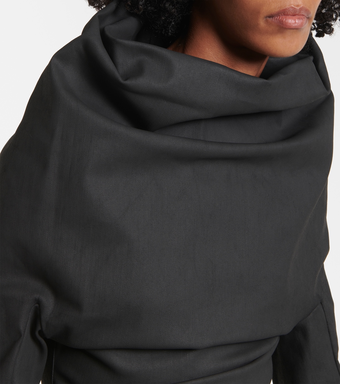 Top drapeado de mezcla de algodón | Rick Owens