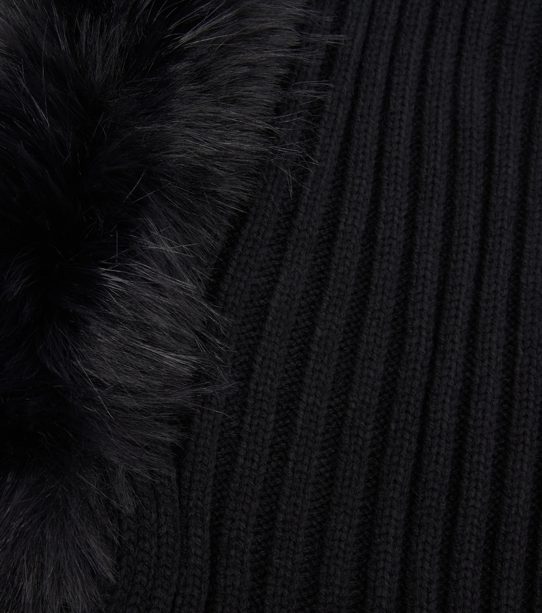 Schalmütze Naomi mit Faux Fur | Goldbergh