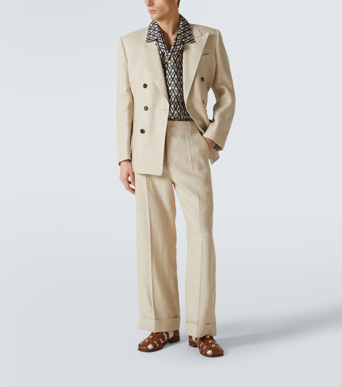Camicia Toute La V in lino | Valentino