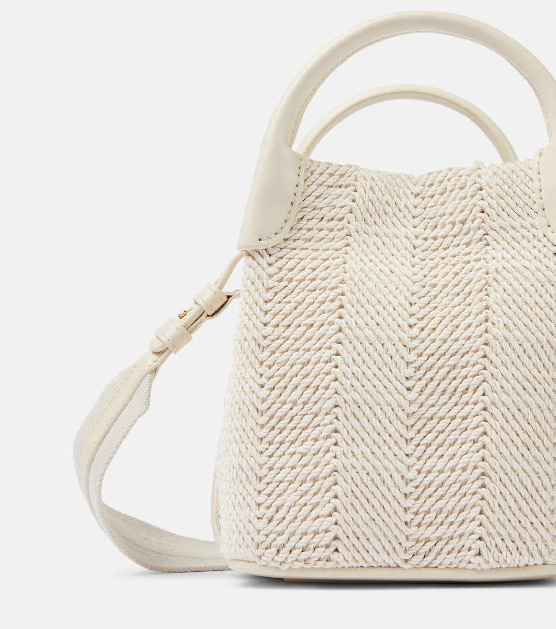 Secchiello Bale Micro con pelle | Loro Piana
