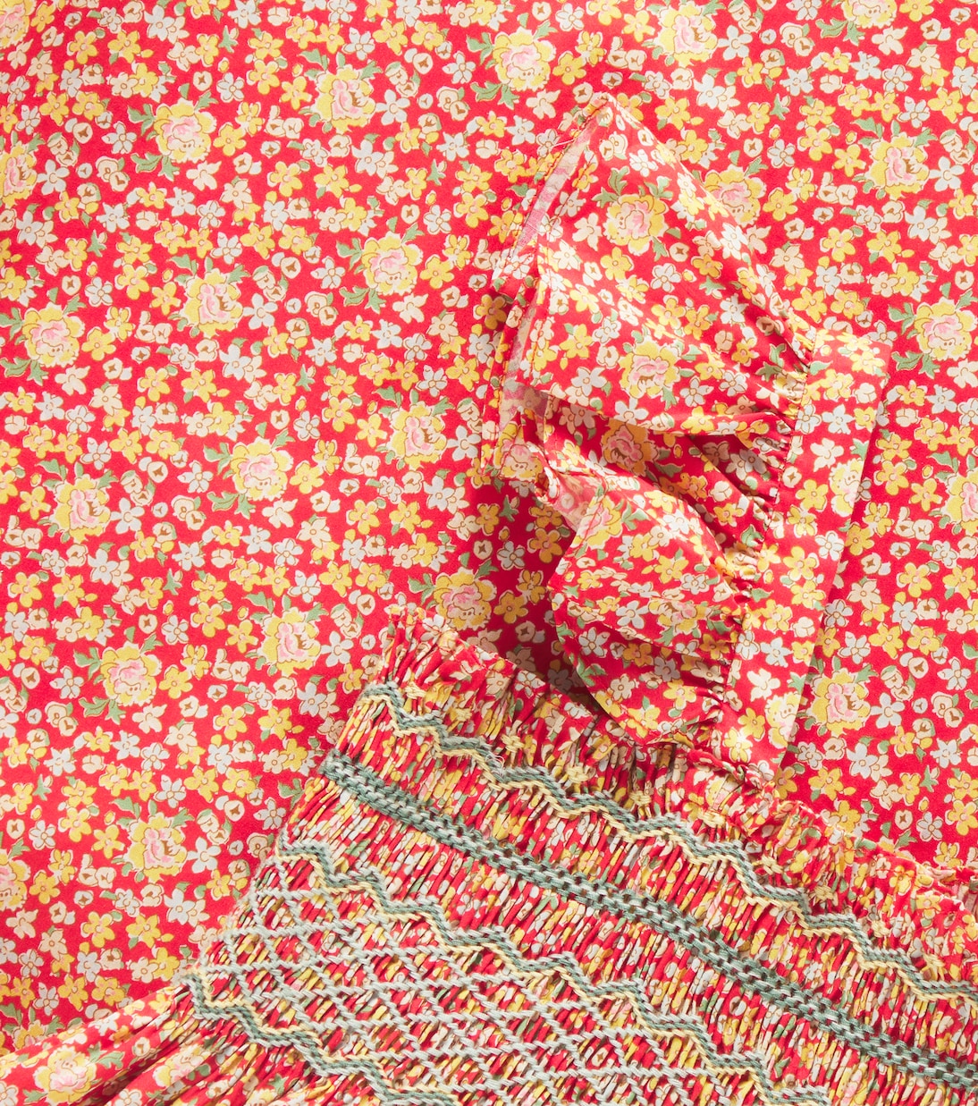 Abito Frances in cotone a punto smock | Bonpoint