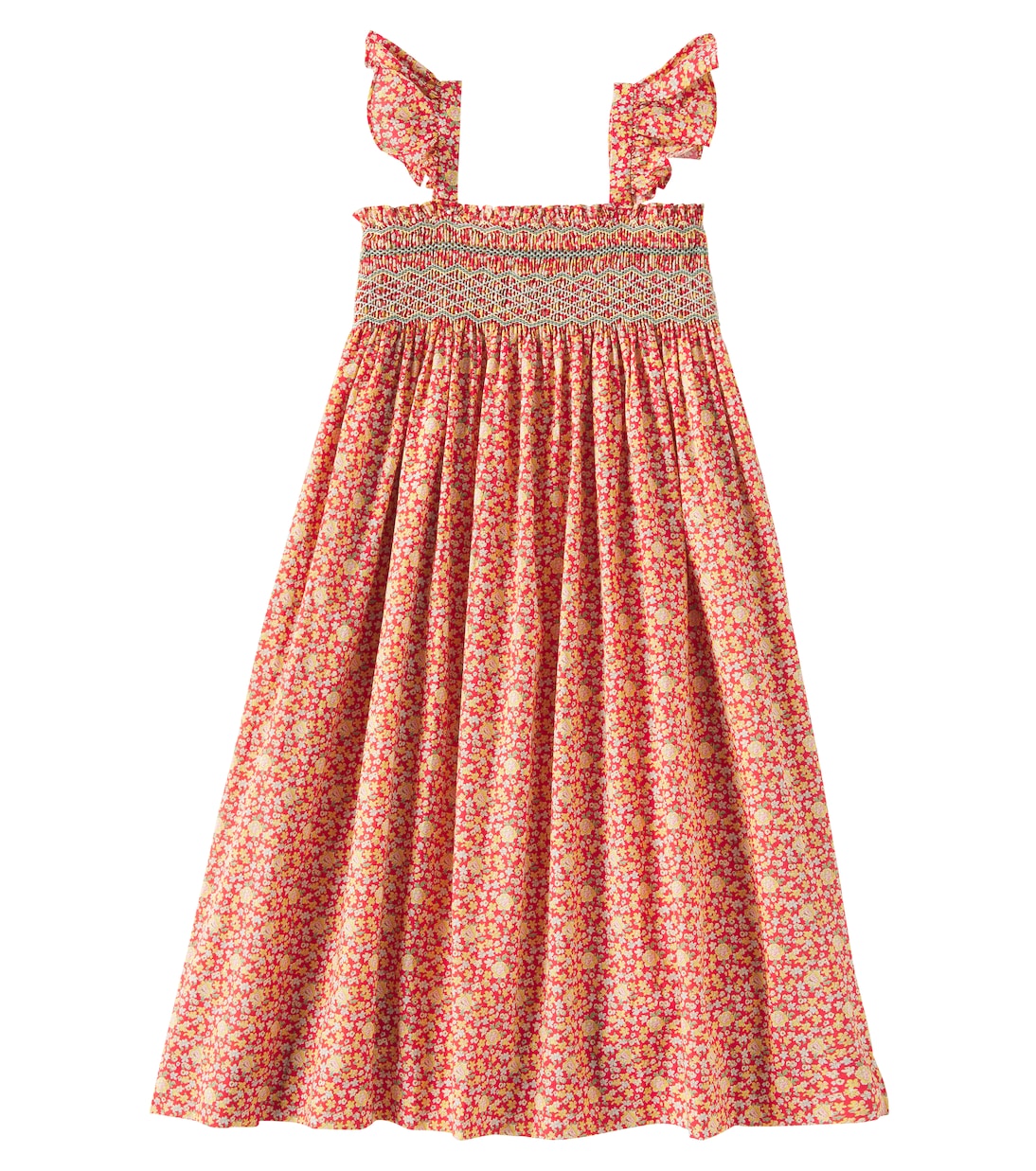 Abito Frances in cotone a punto smock | Bonpoint