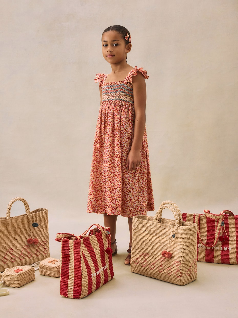 Abito Frances in cotone a punto smock | Bonpoint