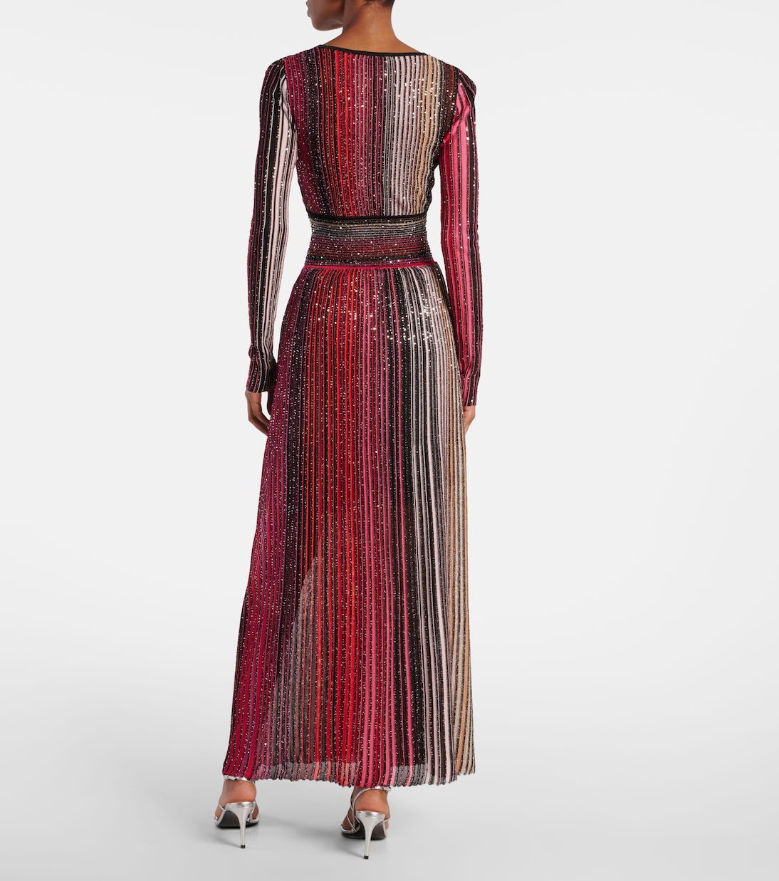 Abito lungo in maglia con lamé | Missoni