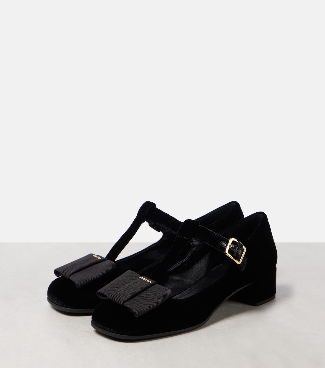 Ballerines Mary Jane en velours | Prada