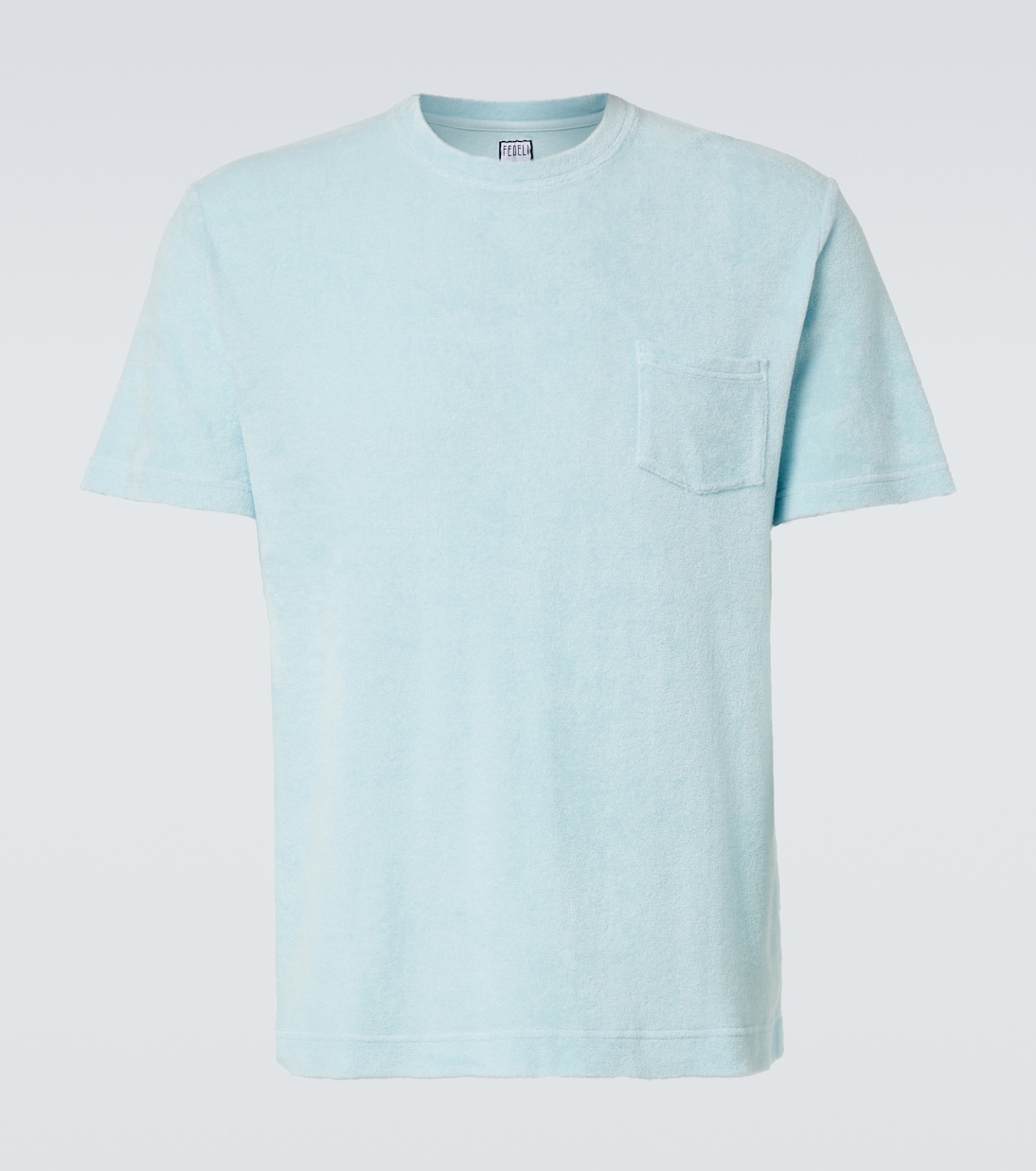 T-Shirt aus Baumwollfrottee | Fedeli