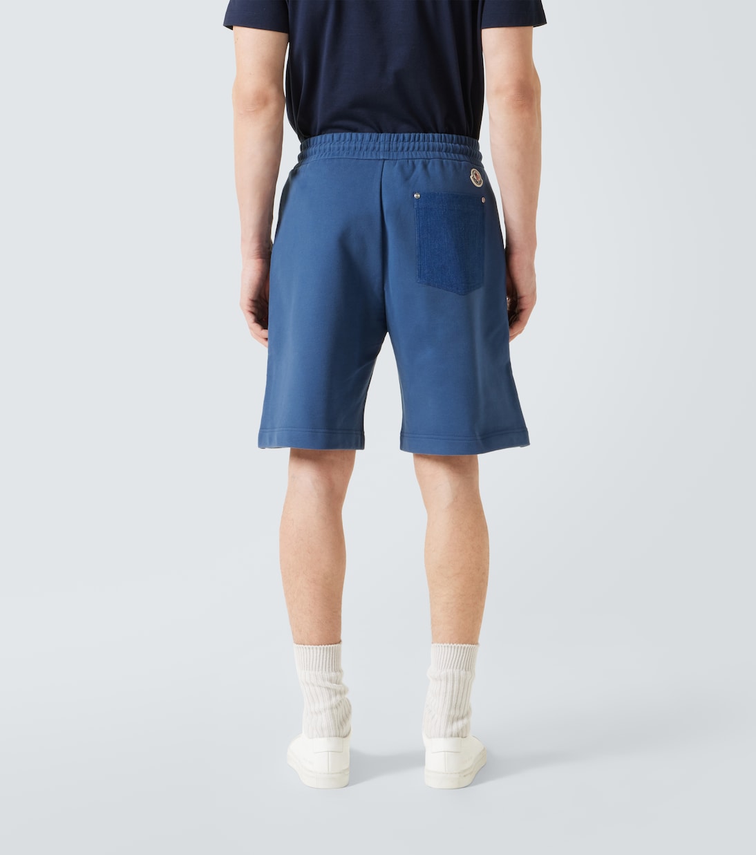 Shorts de algodón con denim | Moncler