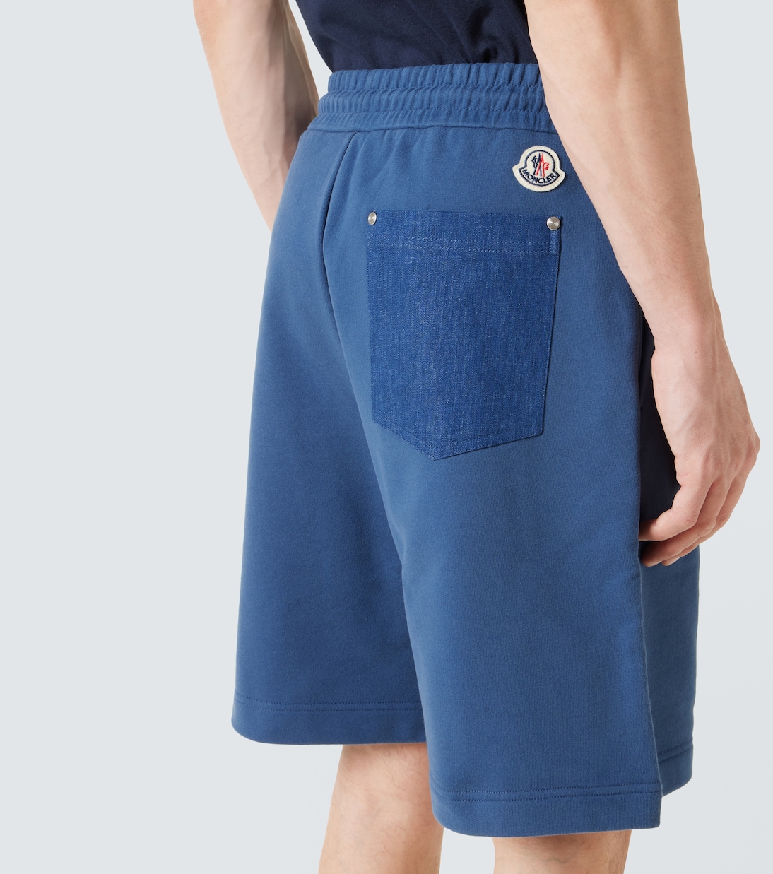 Shorts de algodón con denim | Moncler