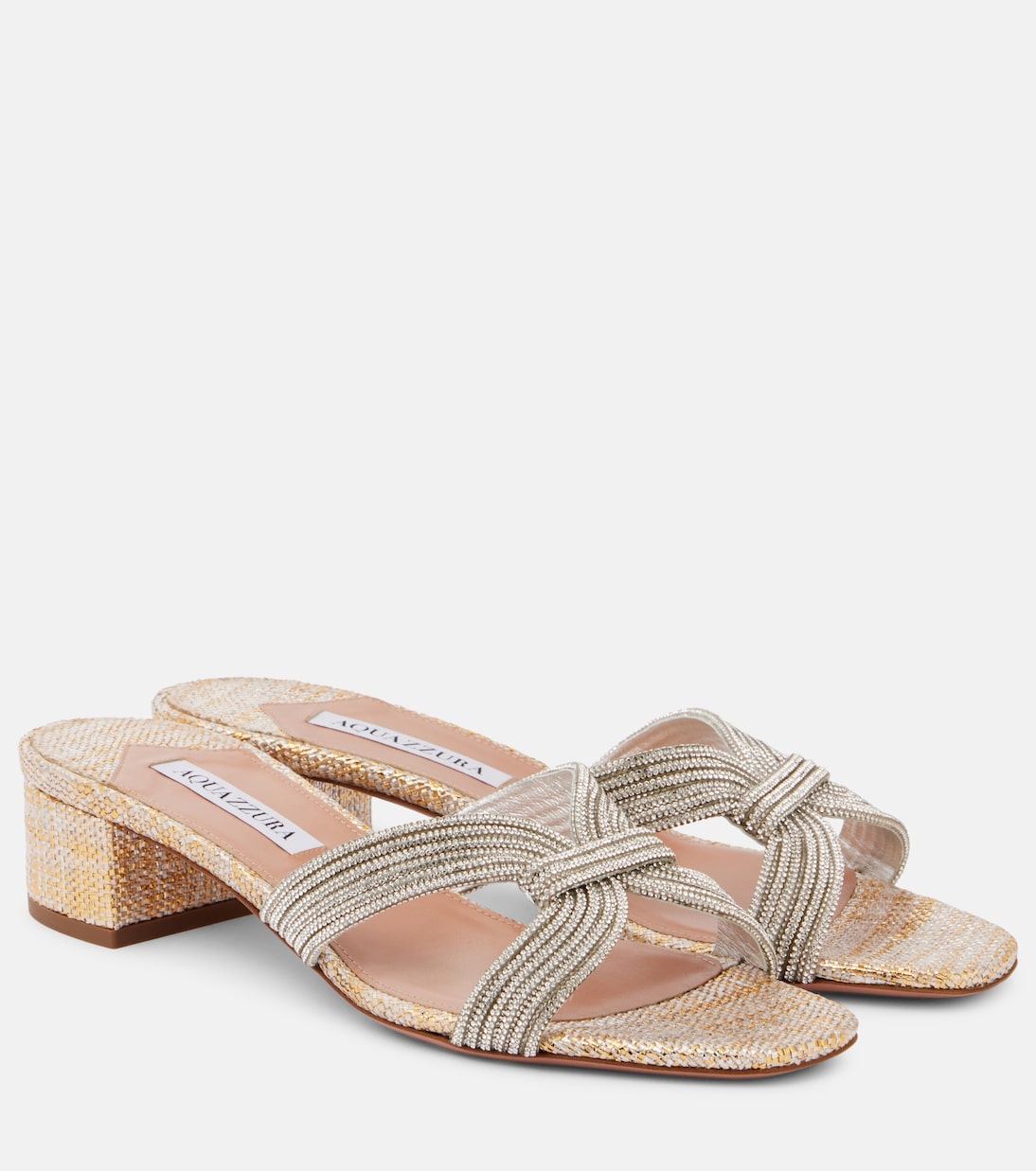 Sandalen Muse 35 mit Kristallen | Aquazzura