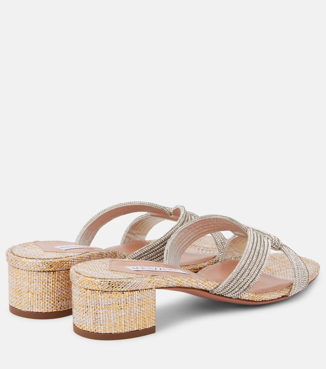 Sandalen Muse 35 mit Kristallen | Aquazzura