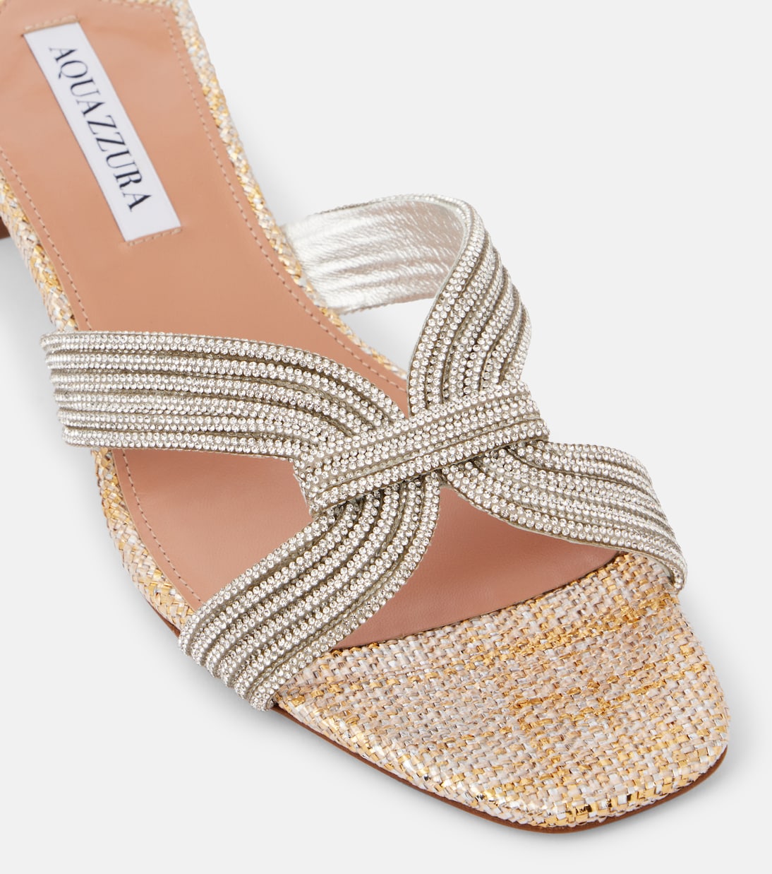 Sandalen Muse 35 mit Kristallen | Aquazzura