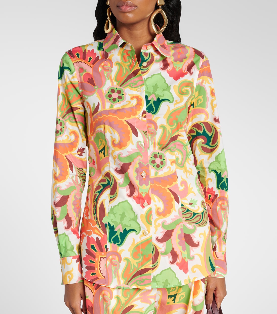 Camisa de popelín de mezcla de algodón | Etro