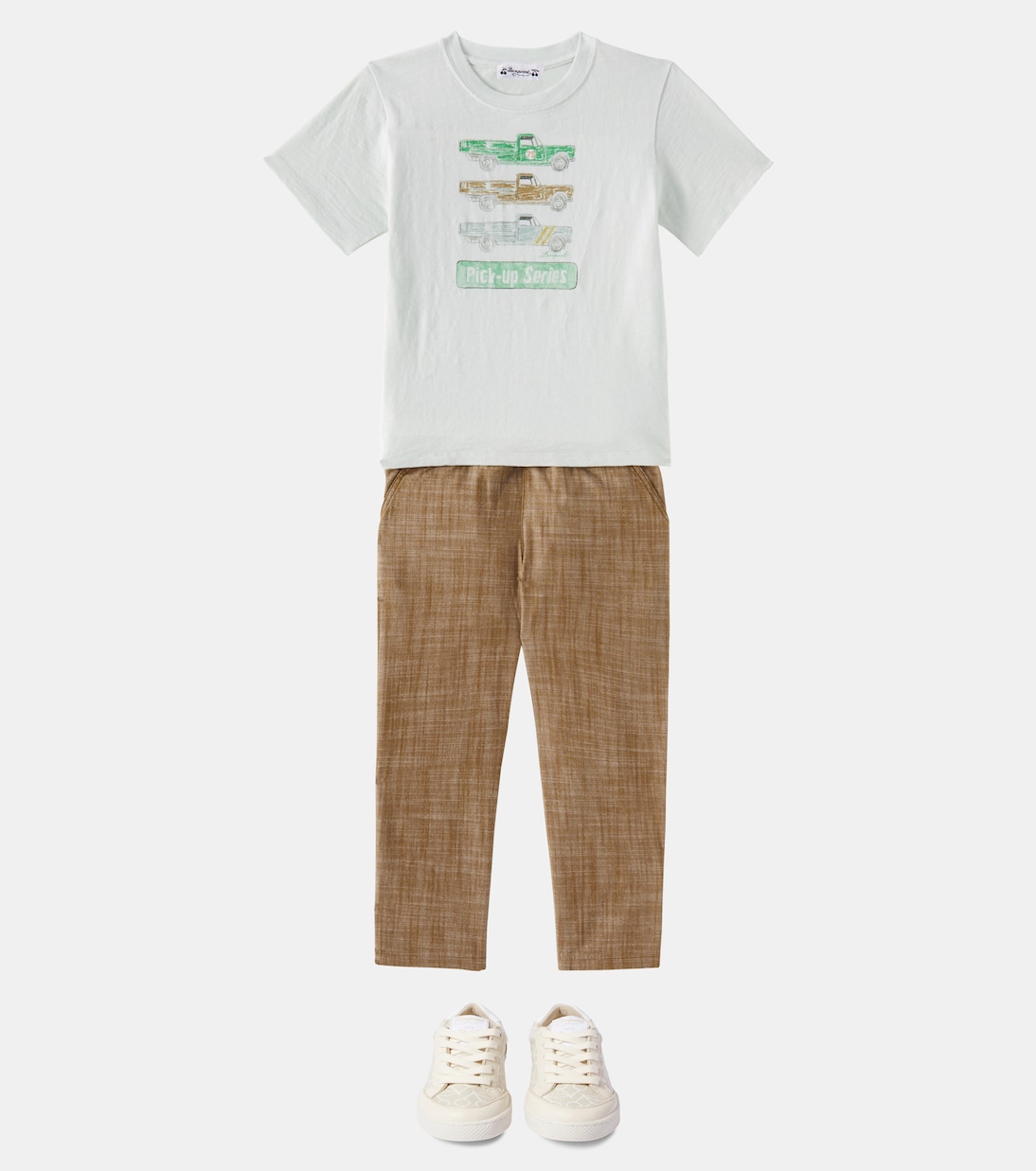Pantaloni Connell in chambray | Bonpoint