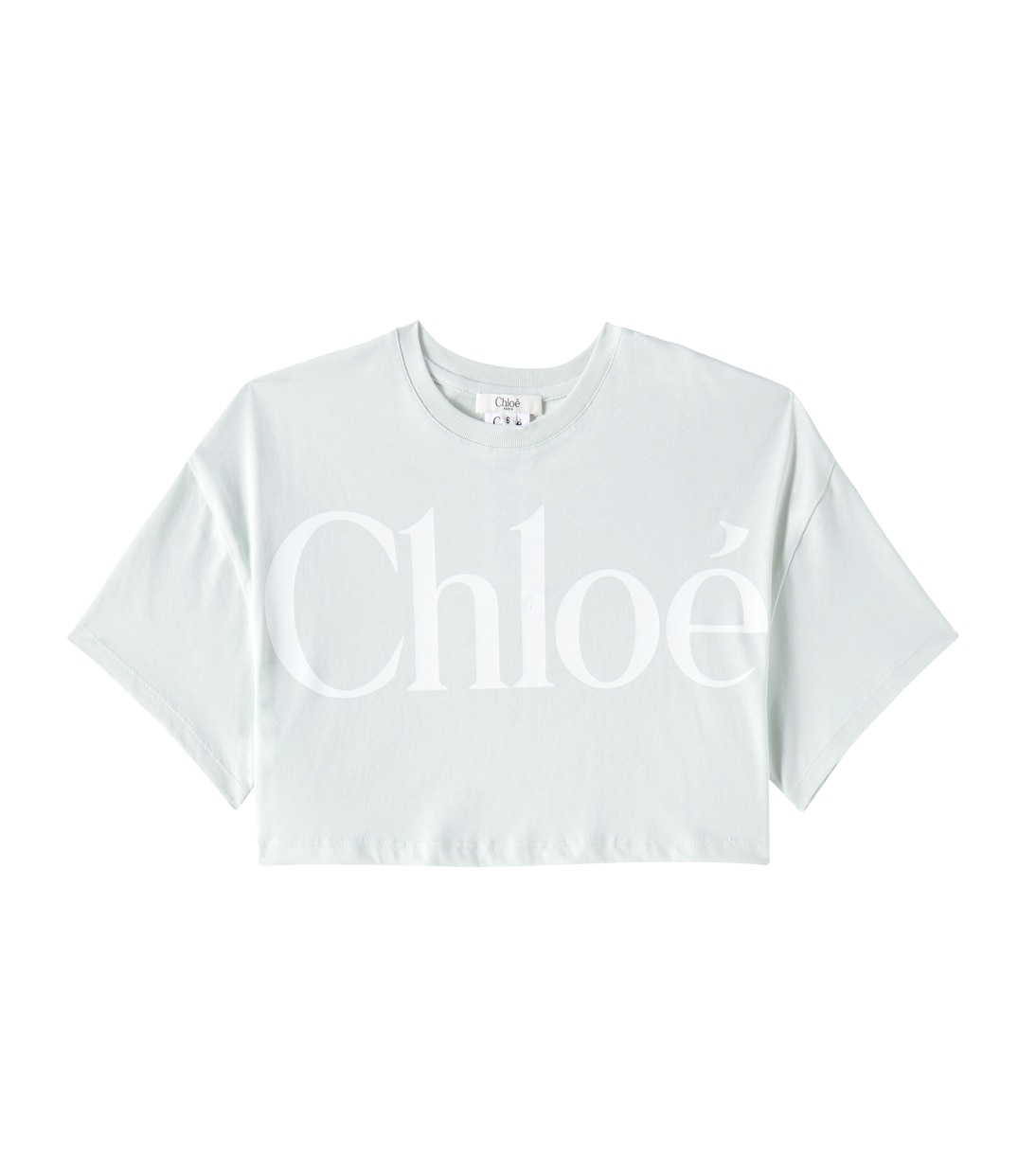 Cropped-Top aus Baumwoll-Jersey | Chloé Kids