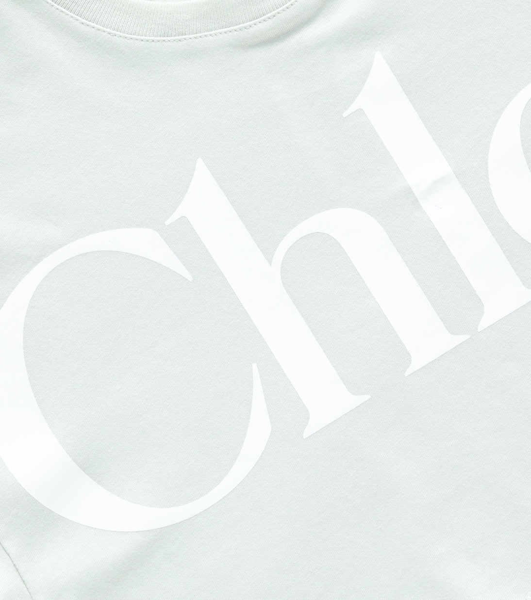 Cropped-Top aus Baumwoll-Jersey | Chloé Kids