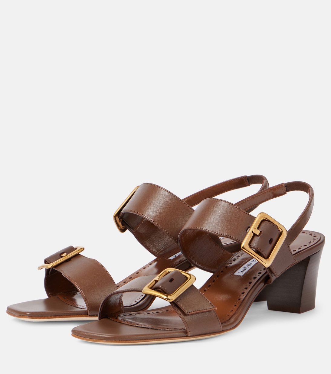 Sandali in pelle Thalitsli di Manolo Blahnik per uno stile giovane e moderno