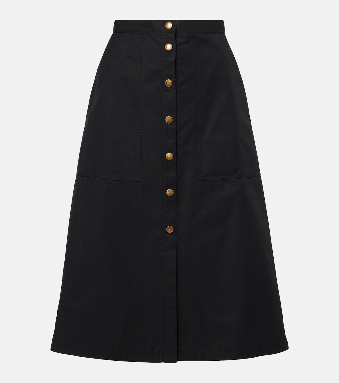 Gonna midi in misto cotone | Moncler