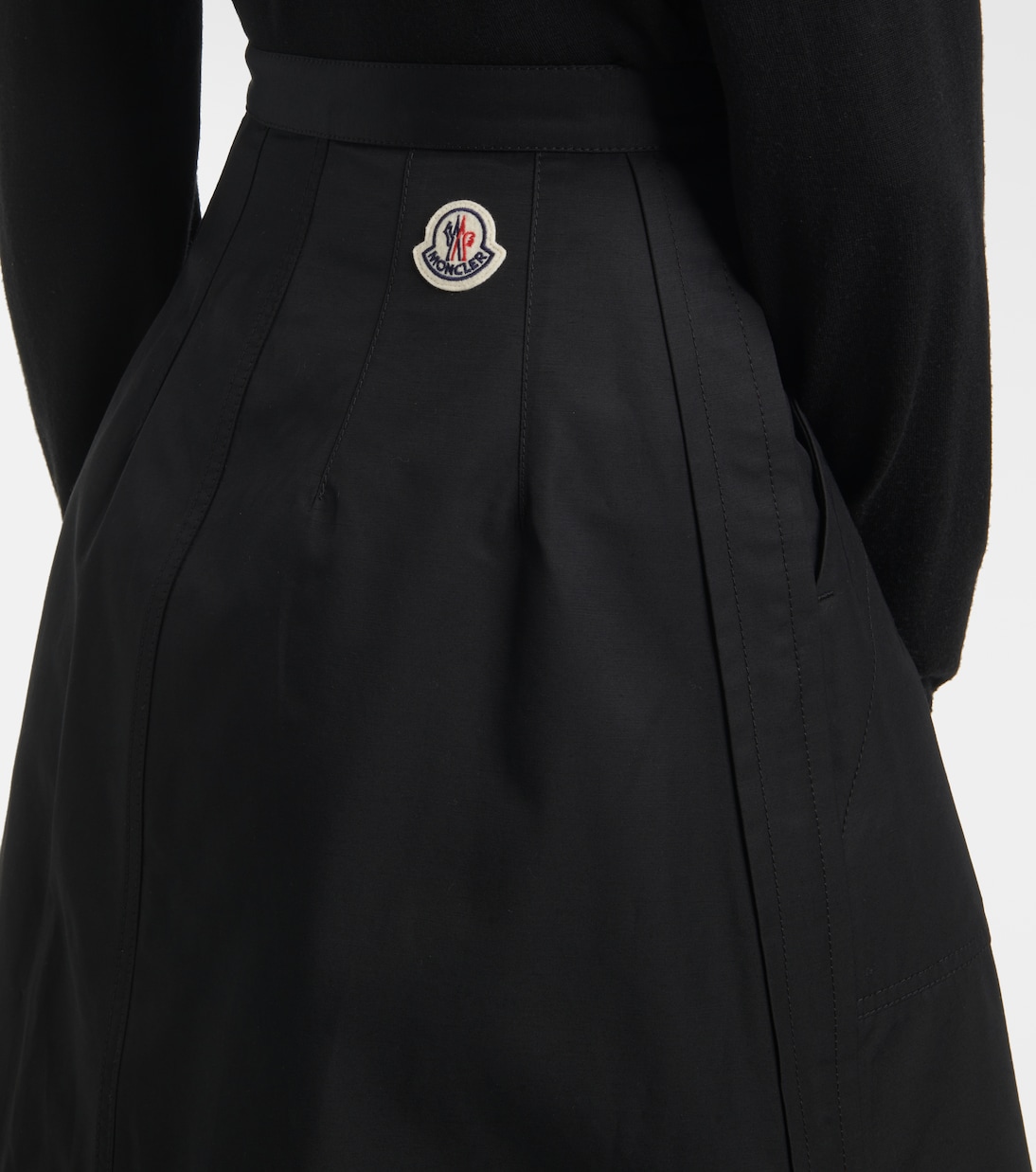 Gonna midi in misto cotone | Moncler